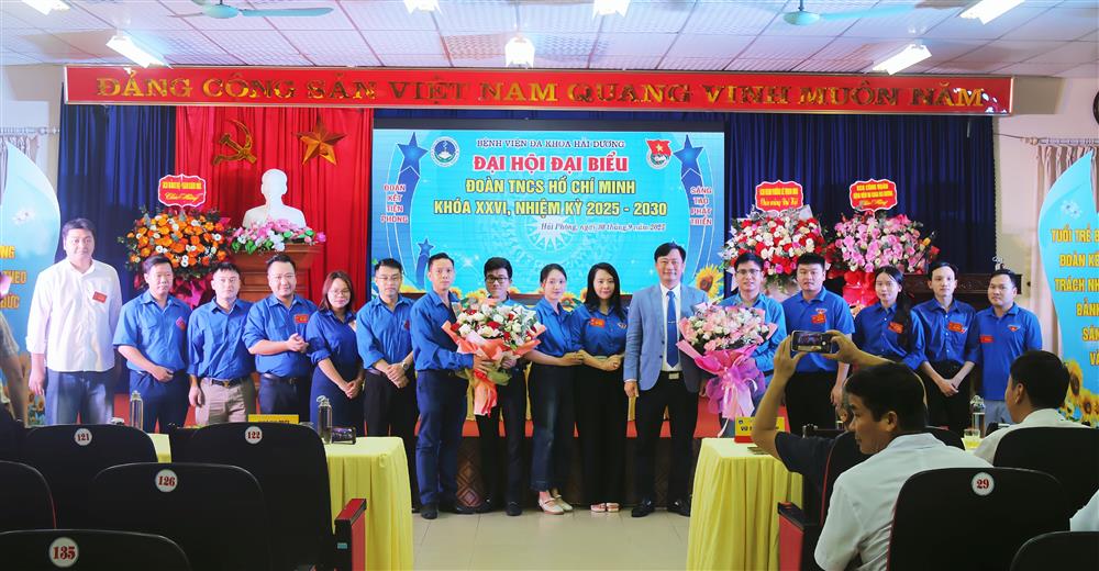 ĐẠI HỘI ĐOÀN THANH NIÊN BỆNH VIỆN ĐA KHOA HẢI DƯƠNG NHIỆM KỲ 2025 – 2030 THÀNH CÔNG TỐT ĐẸP